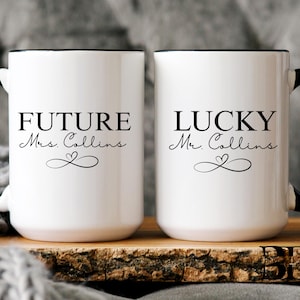 Personalized Engagement Mug: Bride To Be Gift