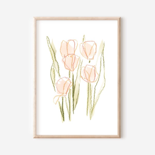 Tulips Baby Nursery Decor Etsy