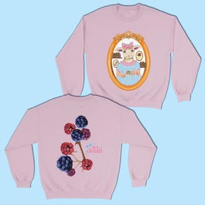 Lamb Unisex Crewneck Sweatshirt | Sheep Sweatshirt | Lamb Farm Sweatshirt | Farmer Jumper | Cottage Core