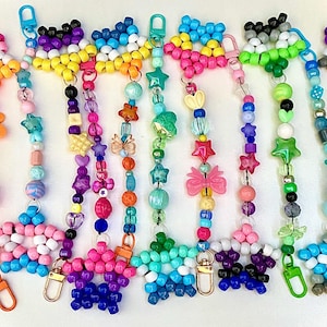 pride star keychains - kandi keychain therian tail charms
