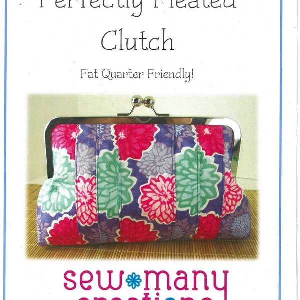 Perfectly Pleated Clutch Pattern -Sew Many Creations