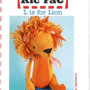 Felt Lion Pattern-ric Rac by Jodie Carleton - Etsy