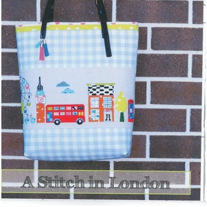 A Stitch in London Tote Bag Pattern - Sew Quirky