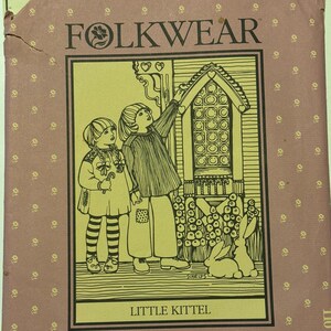 Vintage 1982 Little Kittel Folkwear Pattern #110