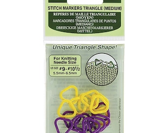 Stitch Markers Triangle Small-2 Colors 16//Pkg