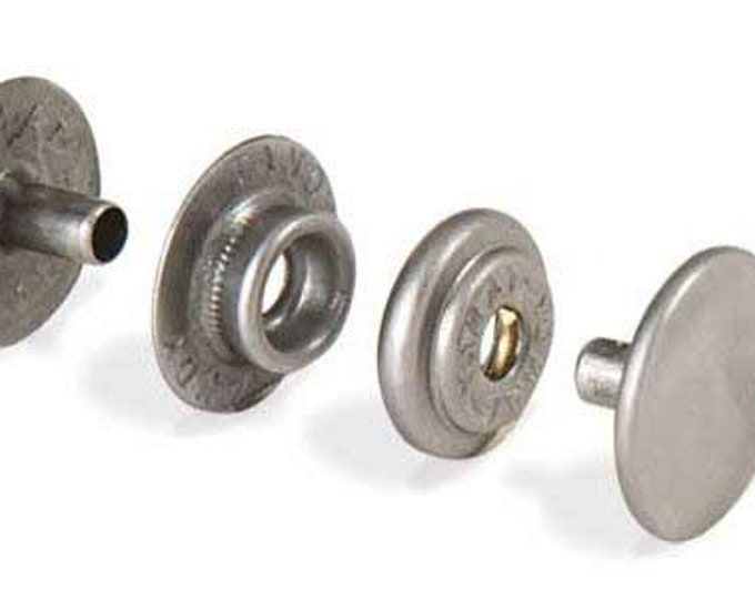 Tandy Leather Line 20 Snaps Stainless Steel 10/pk 126109 Etsy