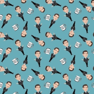 Best Boss - The Office - EE Schenck Cotton Fabric