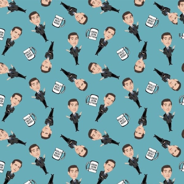 Best Boss - The Office - EE Schenck Cotton Fabric