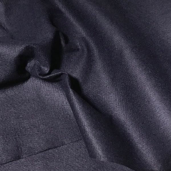 Navy Blue - Wool /Rayon Blend Felt Fabric