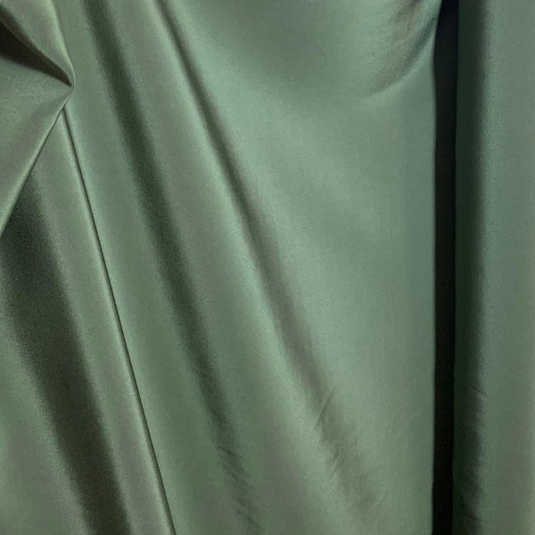 Medium Sage Green - 16mm Silk Crepe de Chine Fabric