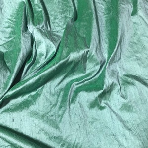 Eucalipto Menta - Tessuto Dupioni Seta