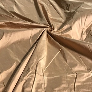 Peach - Silk Dupioni Fabric