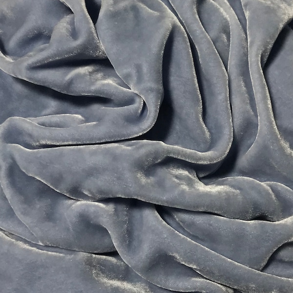 Blue Velvet Fabric - Etsy
