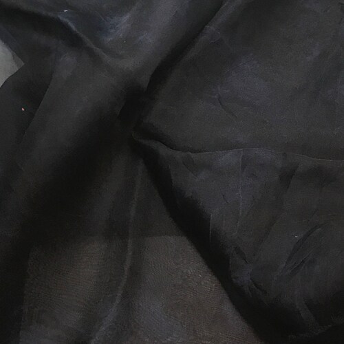Caribbean Blue Silk Organza Fabric main image 0