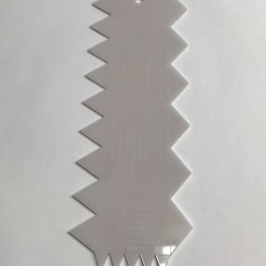 Handmade Acrylic Ruching Guide Ruler