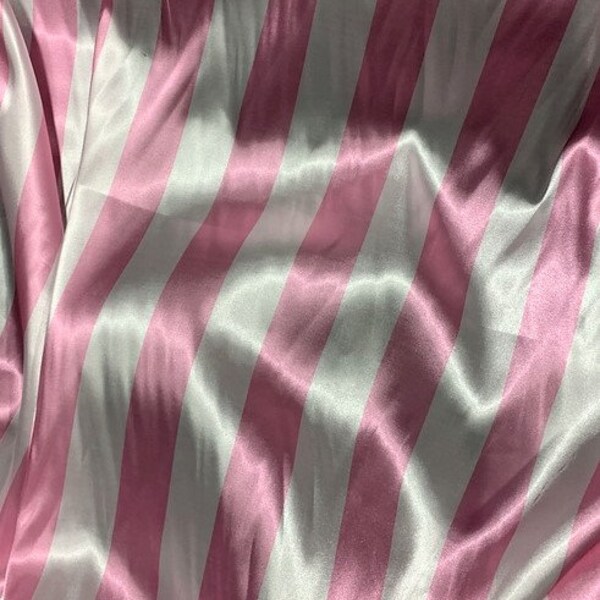 Stripe Silk Fabric Etsy