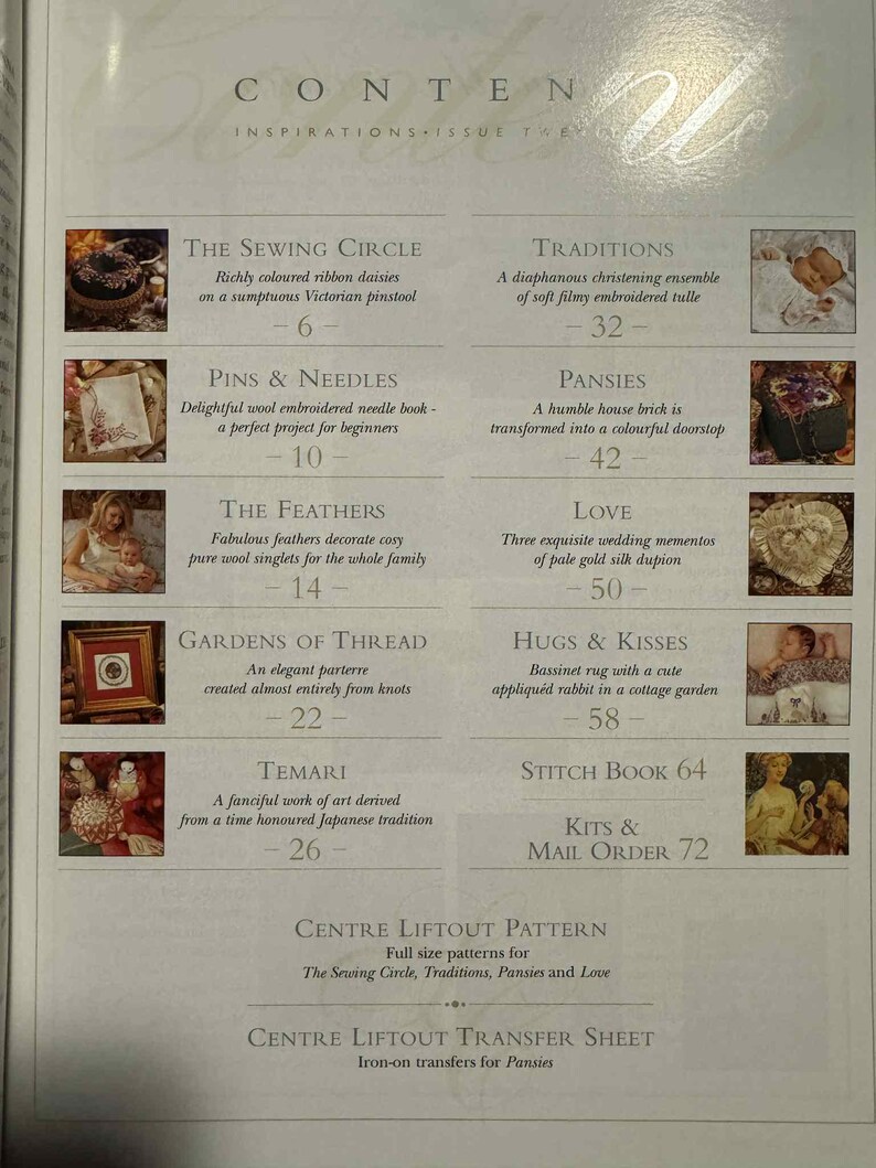 1998 Inspirations Magazine Issue No. 20, Patterns for Home Clothing ...