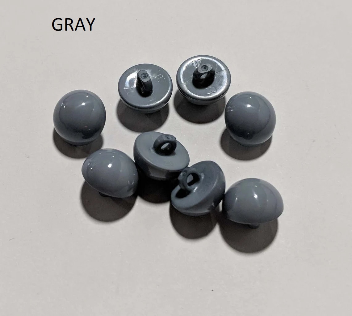 Choose Your Color - Ball Plastic Button - 13mm / 1/2 Inch - Dill ...