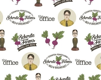 Schrute Farms - The Office - EE Schenck Cotton Fabric