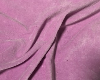 Hand Dyed Lilac - Cotton Velveteen Fabric