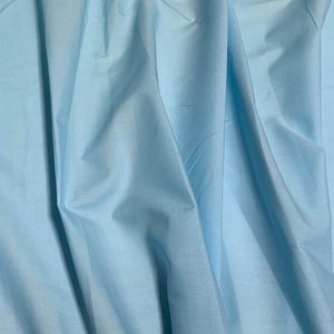 Blue  - Polyester/Cotton Broadcloth Fabric