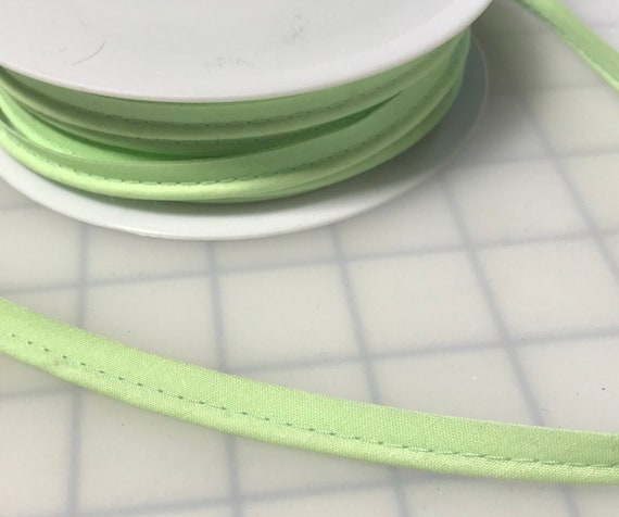 mint none - MINT GREEN Poly Cotton Piping Trim Made in France 3/8"