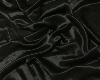 Black Silk Organza Fabric main image 1