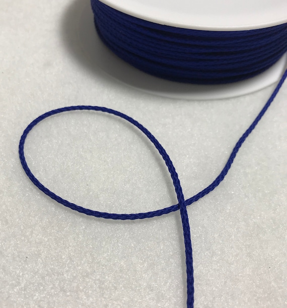 royal none - ROYAL BLUE French Fine Cord Trim Made in France (1mm) 5 Yards