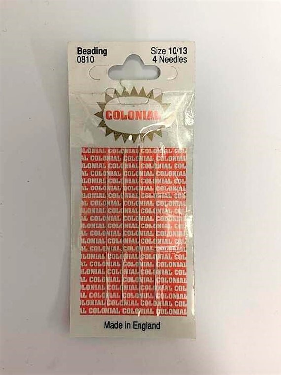 none - Colonial 4 Needle Set - Beading Size 10/13 - Made in England