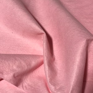 Pink - Wool /Rayon Blend Felt Fabric