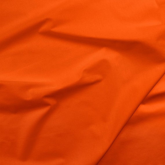 100% Cotton Basecloth Broadcloth Solid Burnt Orange | Etsy