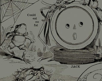 Tall Tales Allover Motifs Gray - Goose Tales - by J. Wecker Frisch for Riley Blake Fabrics 100% Cotton Fabric