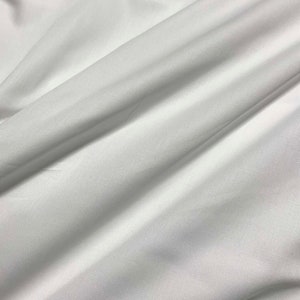 Spechler-Vogel Fabric - Pima Cotton Sheen Sateen - White