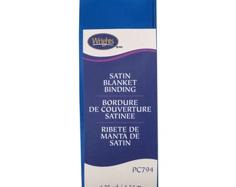 Wright's Semplice Bordatura In Raso Per Coperte, 100% Poliestere, 2 Rotoli Da 4,75 Iarde, Colore Turchese