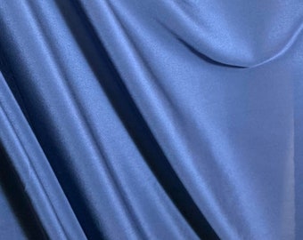 Navy Blue - 16mm Silk Crepe de Chine Fabric