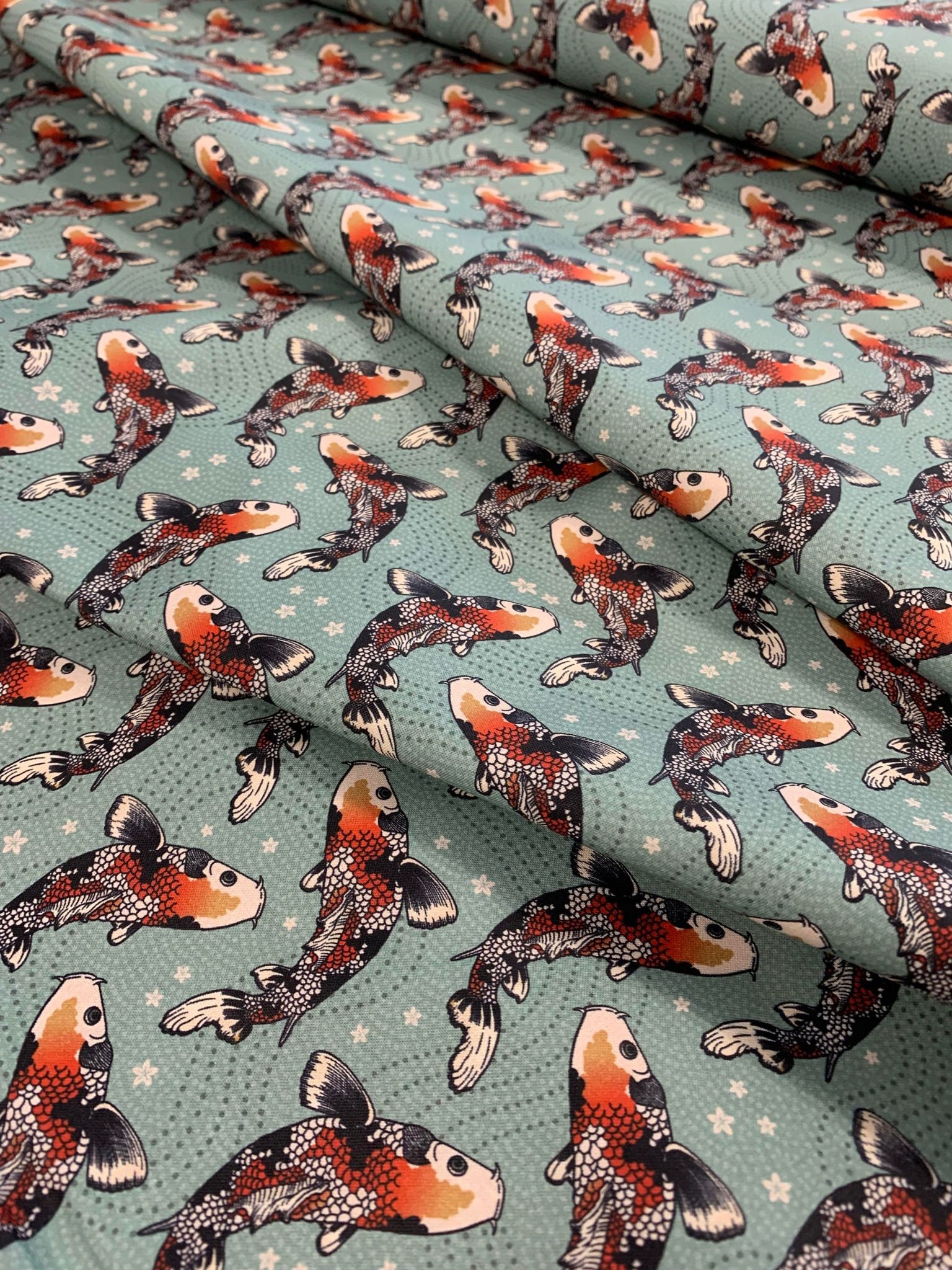 Koi fabric - Etsy.de