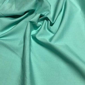 Forest Green Cotton Polyester Broadcloth Fabric Apparel 45 Inches Solid  PolyCotton Per Yard
