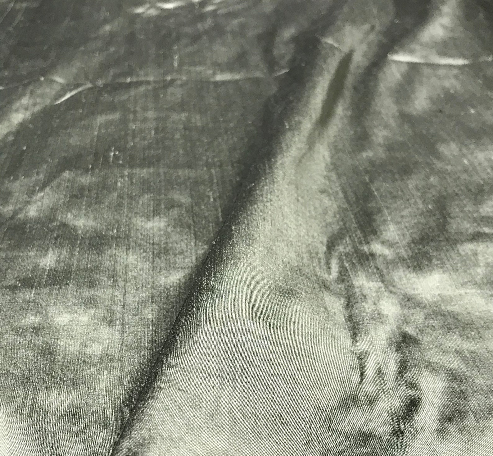Dusty Sage Green Silk Dupioni Fabric - Etsy