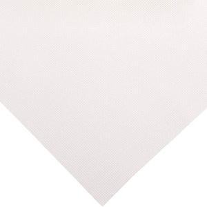 May include: White canvas fabric with a smooth, even texture. The fabric is a light white color and appears to be woven.