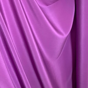 Bright Lilac - 16mm Silk Crepe de Chine Fabric