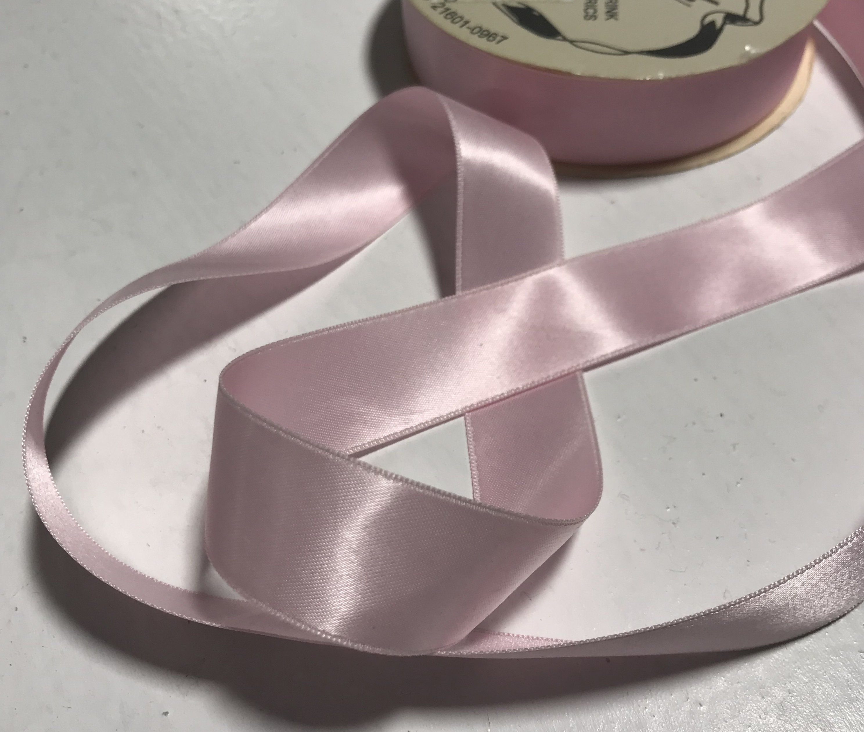 Real Pink 78 Vintage Grayblock Double Faced Satin Ribbon Sewing ...
