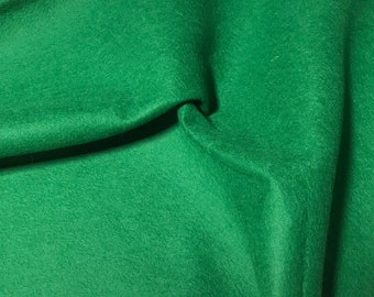 Grassy Meadow Green - Wool /Rayon Blend Felt Fabric