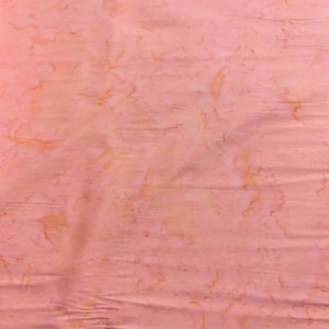 Peach Shadows - Banyan Batik Tone on Tone 100% Cotton Fabric