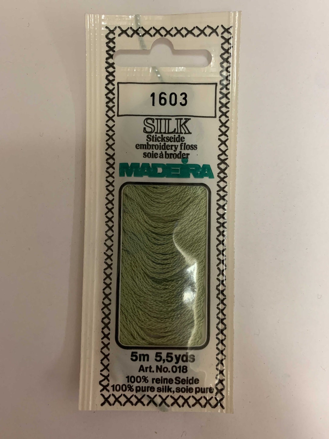 Vintage SILK Madeira Embroidery Floss 1603 5m/5.5yds Etsy