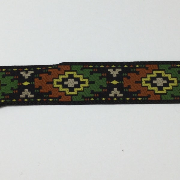 Vintage Tribal Ethnic Ikat Jacquard Ribbon Trim -2 yards-