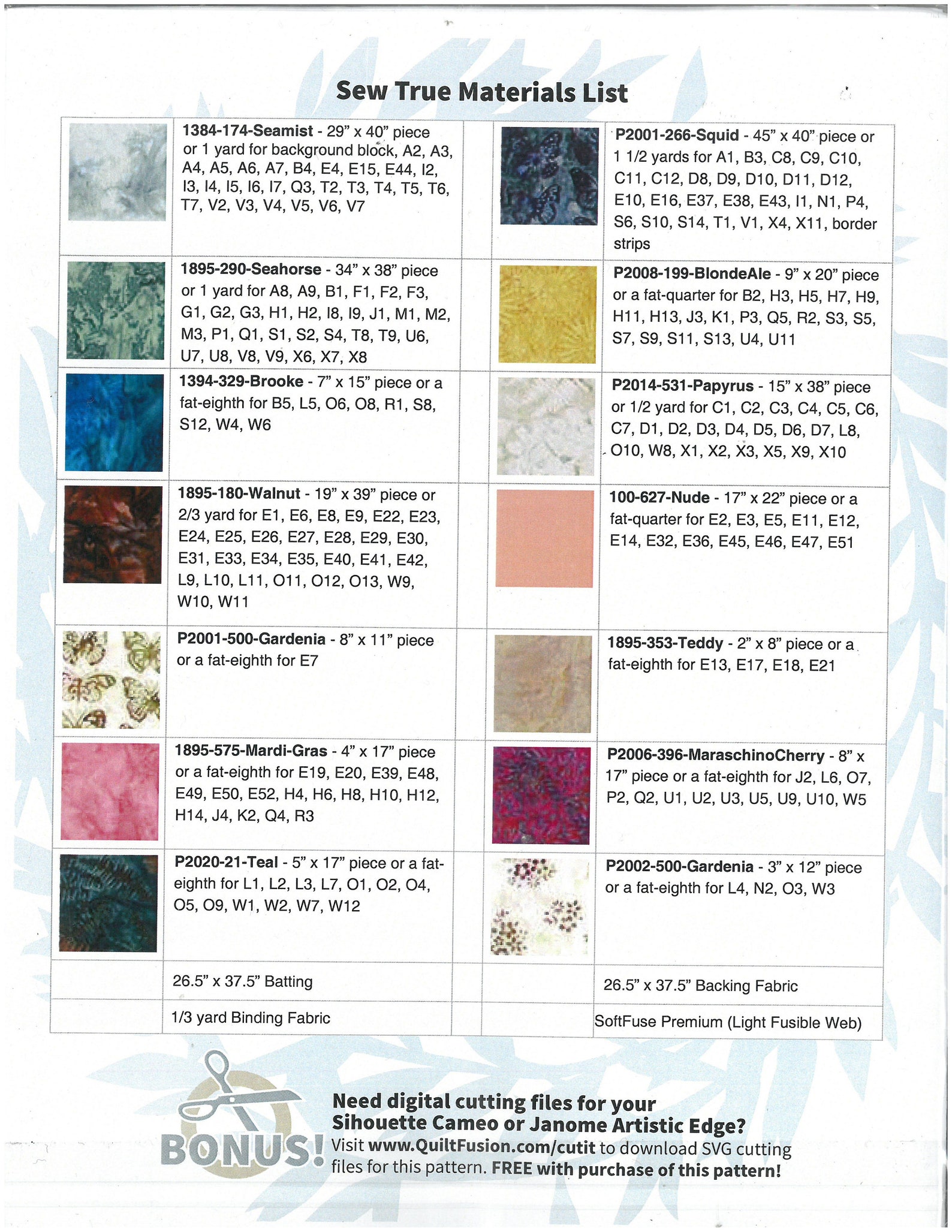 Sew True Quilt Pattern - Quilt Fusion - Etsy
