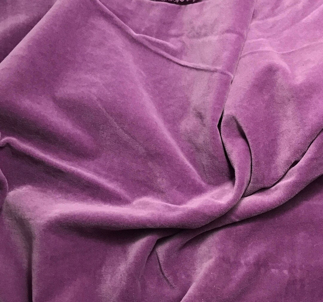 オーラリー　VELOURBRUSHEDWOOL MELTONBLOUSON Hand Dyed Cotton VELVETEEN Fabric BOYSENBERRY 54