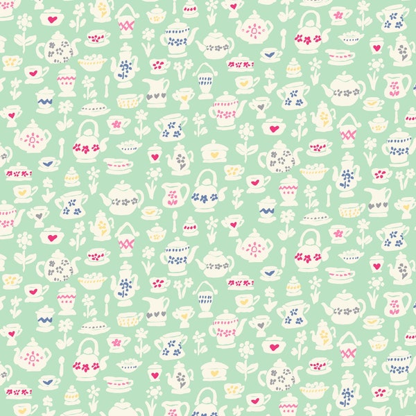 Teacup Fabric Etsy