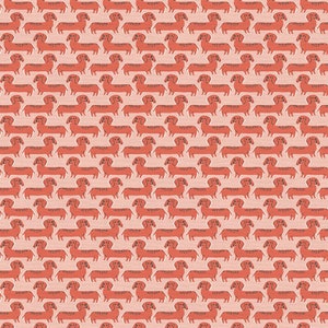 Dachshunds - Best in Show - by Caroline Bourles for Paintbrush Studio 100% Cotton Fabric