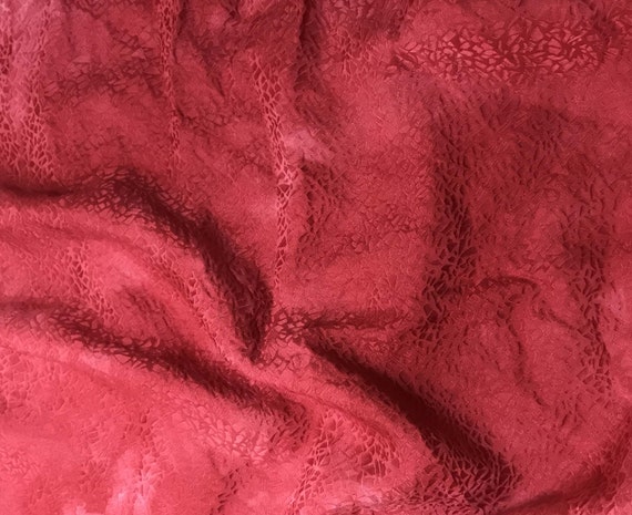 Silk JACQUARD Fabric Hand Dyed GOLDEN BROWN PEBBLES